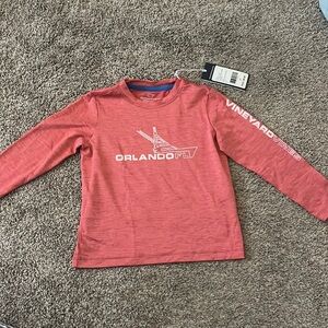 Vineyard vines long sleeve sportfisher red performance shirt Orlando Fl custom 3